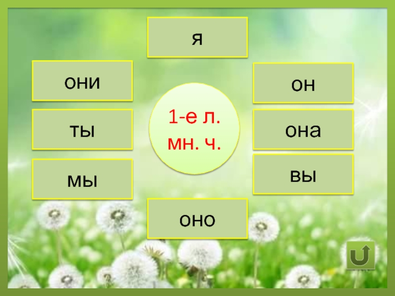 1л мн ч. 2 Л мн ч. Тренажер местоимения. Разнообразить 3 л ед ч наст ВР.