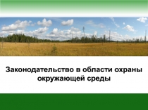 Законодательство в области охраны окружающей среды