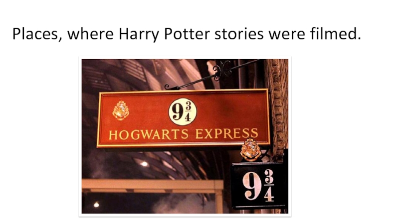 Places, where Harry Potter stories were filmed