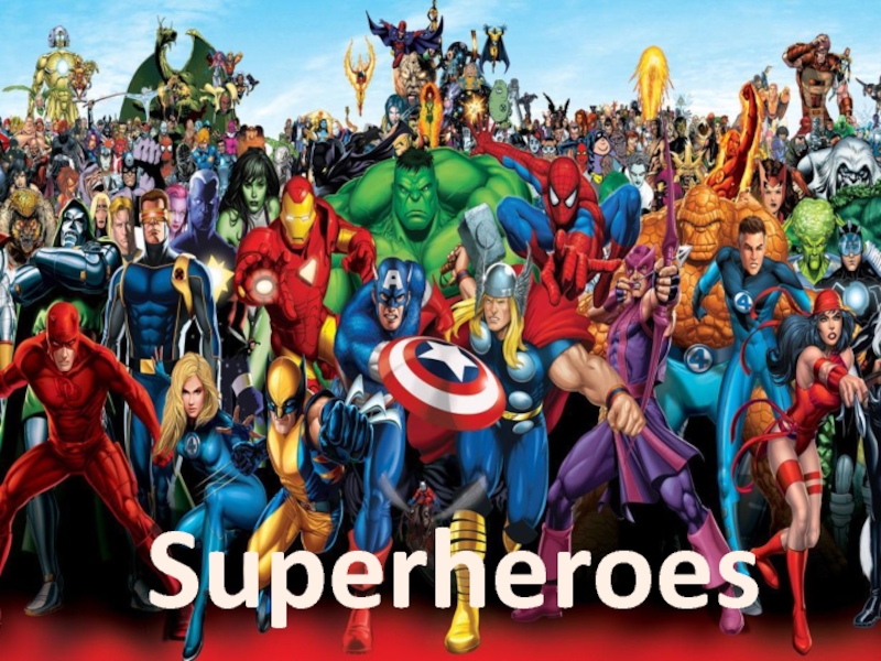 Презентация Superheroes
