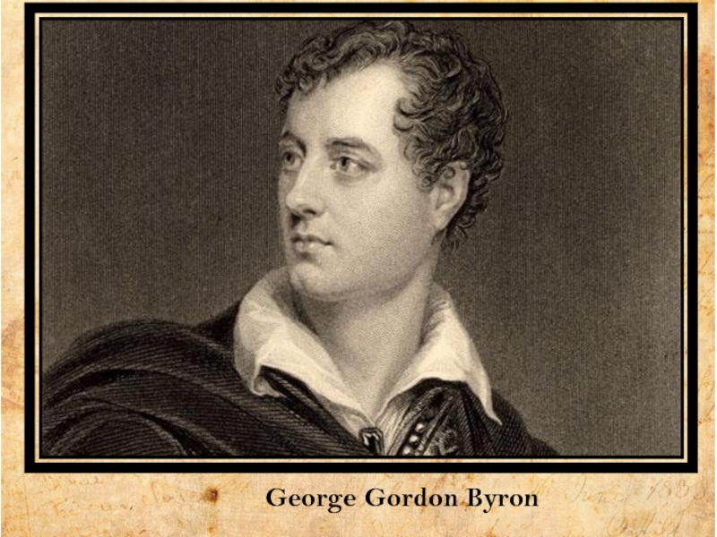 George Gordon Byron