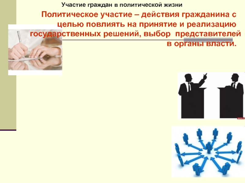 Участие граждан. Участие граждан в осуществлении государственной власти. Граждане в политической жизни. Политическое участие граждан в государственном управлении. Способы участия граждан в принятии политических решений.