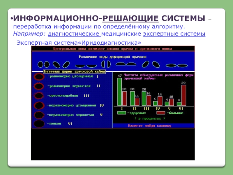 Решающие системы. Информационно-решающие системы. Информационно решающие информационные системы это. Экспертная система информационной системы пример. Информатика в медицине презентация.