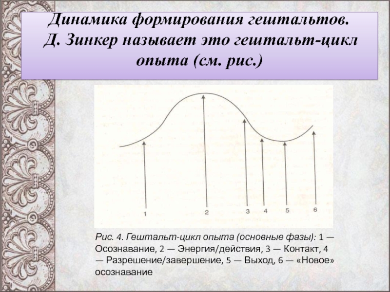 Цикл контакта в гештальт терапии схема