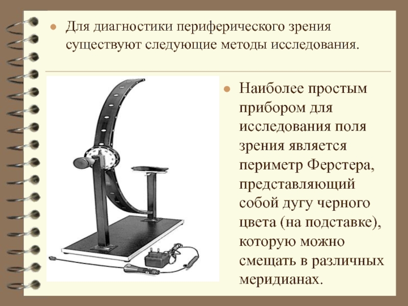 Методы исследования в офтальмологии презентация