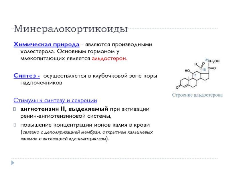 Гормон альдостерон железа