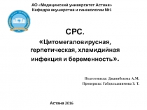 СРС.  Цитомегаловирусная, герпетическая, хламидийная инфекция и беременность