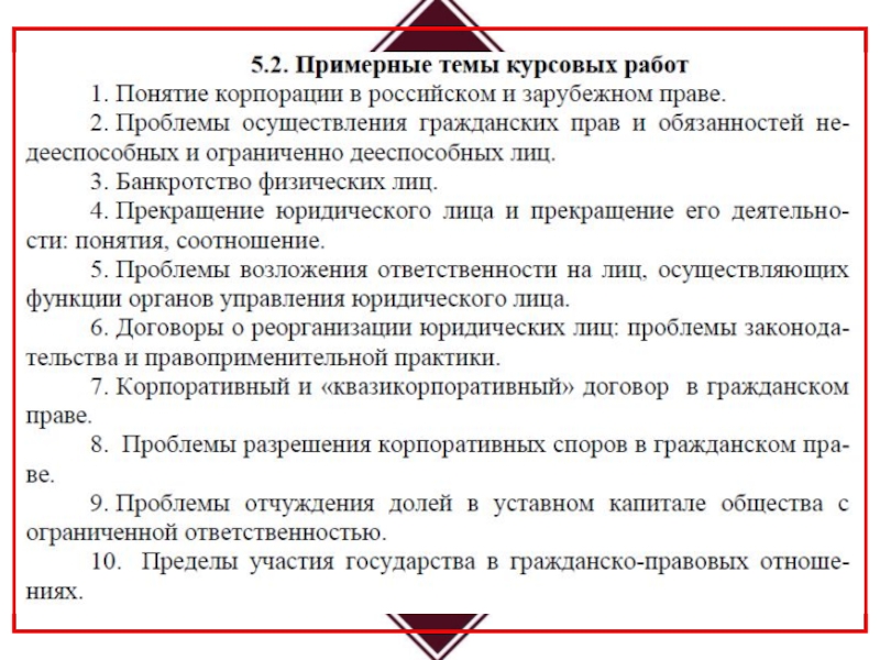 Курсовая работа по теме Прекращение юридических лиц