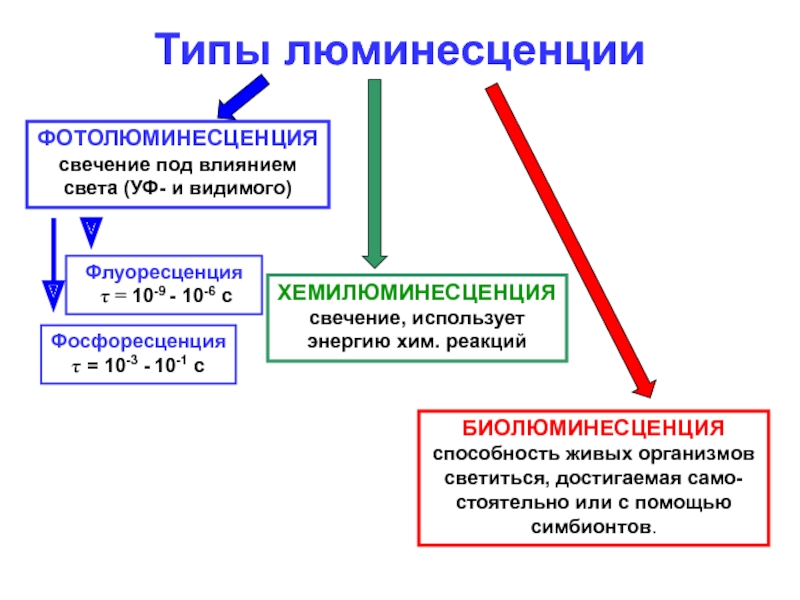 Хемилюминесценция презентация по физике