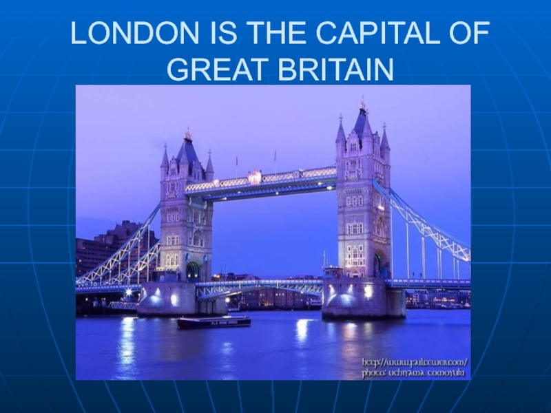 London is the capital of great britain презентация