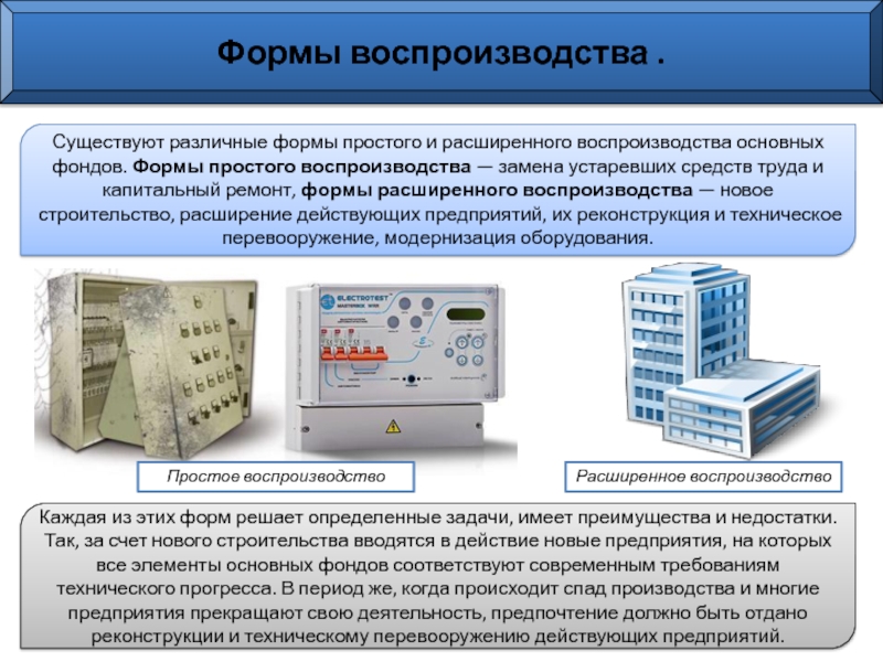 План предусматривает техническое перевооружение действующего производства