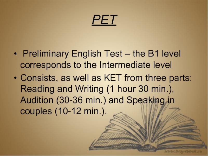 Preliminary english test