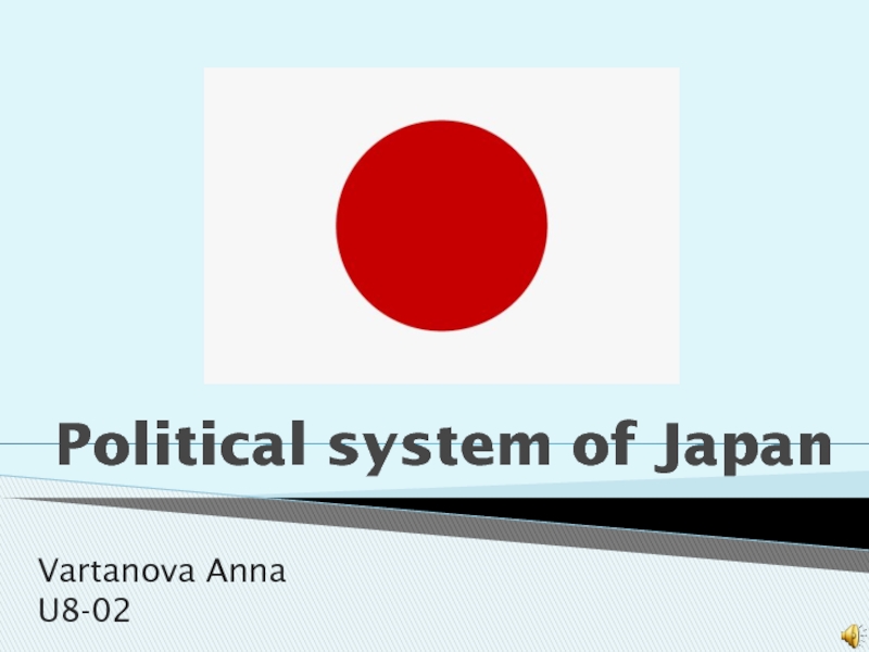 Презентация Political system of Japan