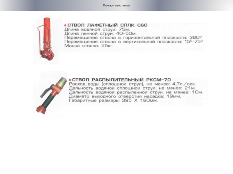 Виды стволов. РС-70 ствол пожарный ТТХ. Ствол СВД пожарный расшифровка. ТТХ ствола а и ствола б. ТТХ ПТВ пожарных стволов.