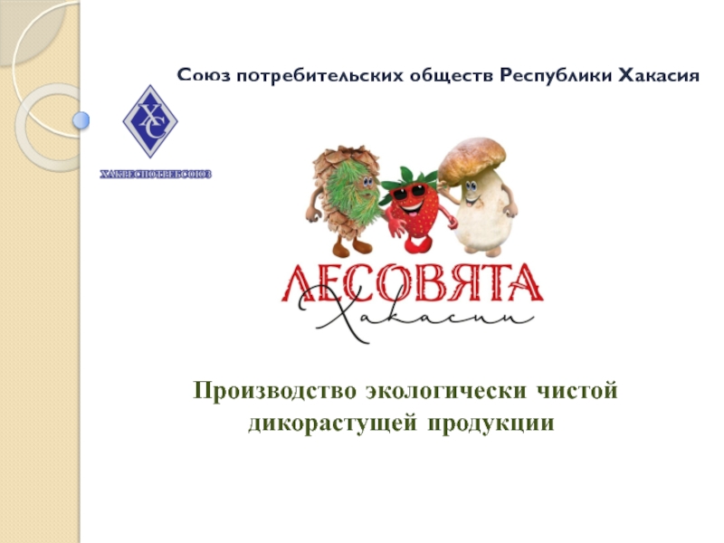 Союз потребительских обществ Республики Хакасия
Производство экологически