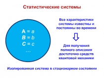 Статистические системы