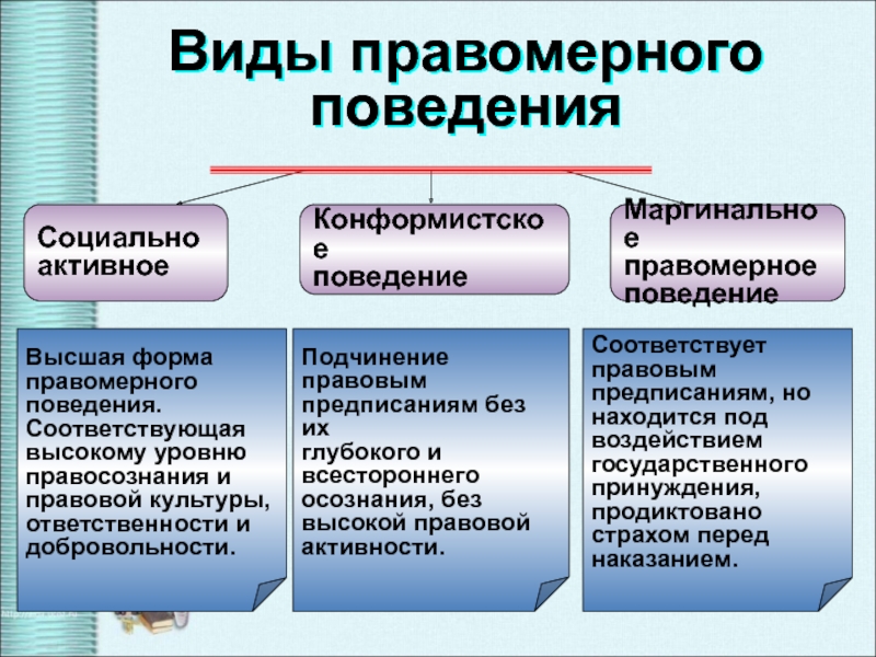 Правомерное поведение презентация