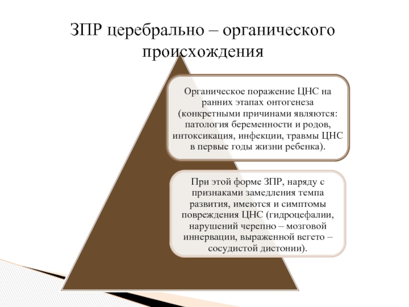 Задержка психического развития органического генеза. Церебрально органическая задержка психического развития. Характеристика детей с ЗПР церебрально-органического происхождения. ЗПР Церебро-органического происхождения. ЗПР церебрально-органического происхождения причины.