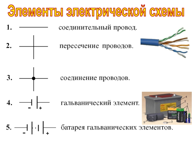 Соединение проводов в электрической цепи 7. Элементы соединения электрических проводов. Соединительные провода электрическая цепь схема. Обозначение пересечения проводов без соединения. Соединение проводов обозначение на схеме.