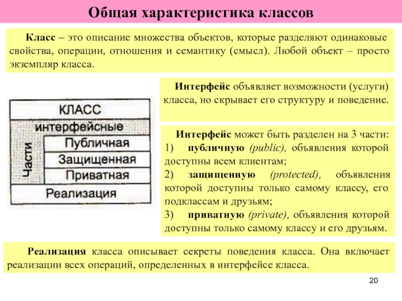 Одинаковые свойства. Классовая принадлежность. Понятие свойства класса. Экземпляры класса. Классовая характеристика. Описание множества объектов.