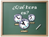 ¿Qué hora es?