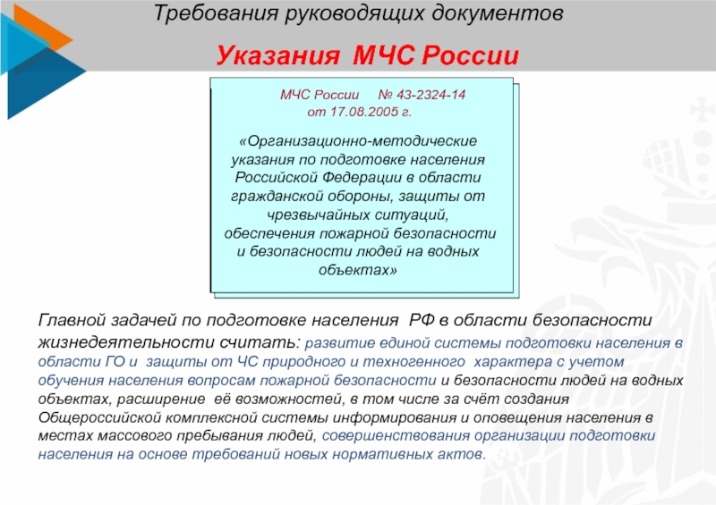 Методические рекомендации мчс 2021 г. Методические рекомендации МЧС от 30.06.2014. Организационно- методические указания МЧС на 2024 год.