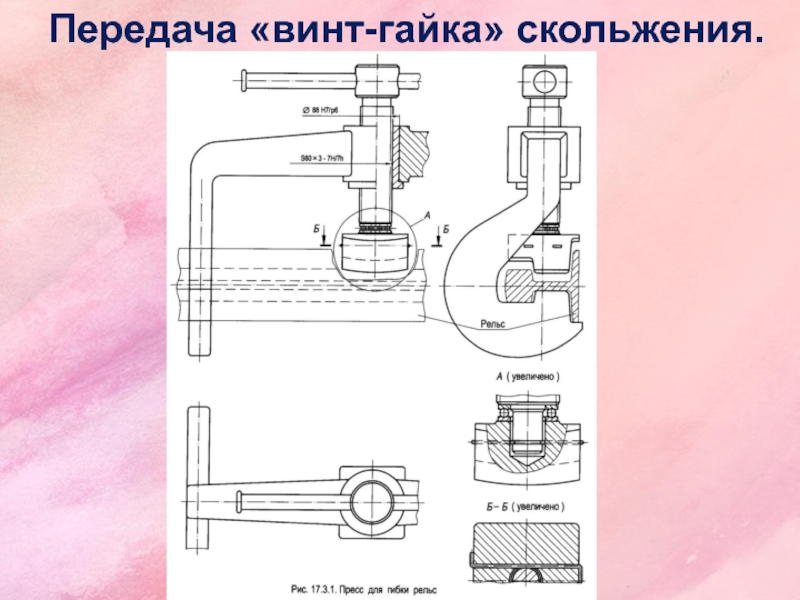 Передача винт гайка презентация