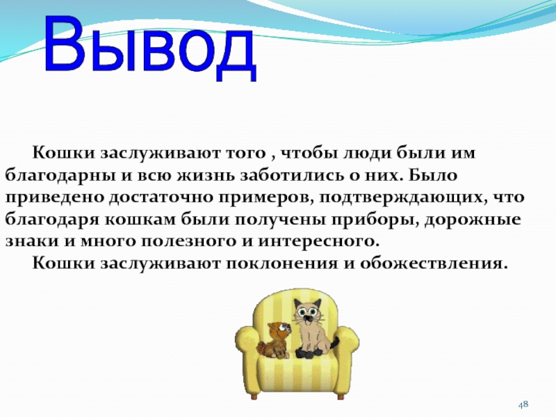 Выводить про. Заключение про кошек. Вывод о кошках. Вывод о породах кошек. Выводы о кошках для презентации.