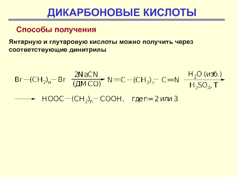 Дикарбоновые кислоты презентация