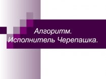 Алгоритм черепашка 