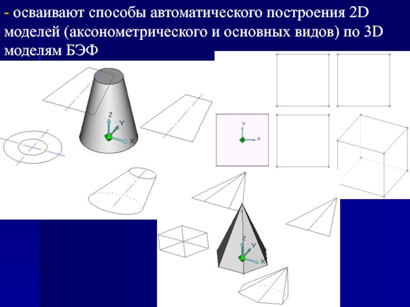 Моделирование геометрических тел презентация