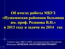 Организационно-штатная структура больницы