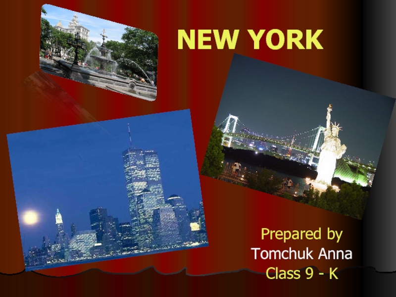 Презентация NEW YORK
