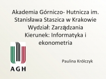 Informatyka i ekonometria