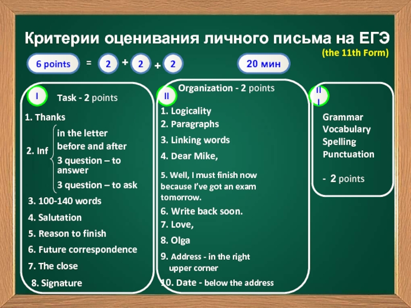 Критерии оценивания описания картинки на английском 7 класс