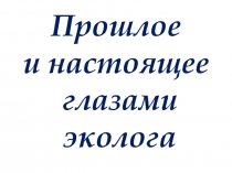 Презентация Мир глазами эколога