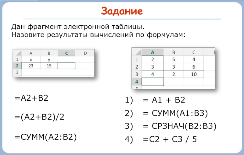 Графическое изображение связи между числами электронной таблицы называется