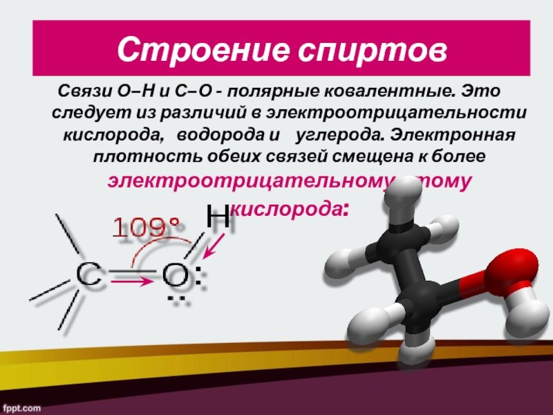 Спирты презентация 10 класс