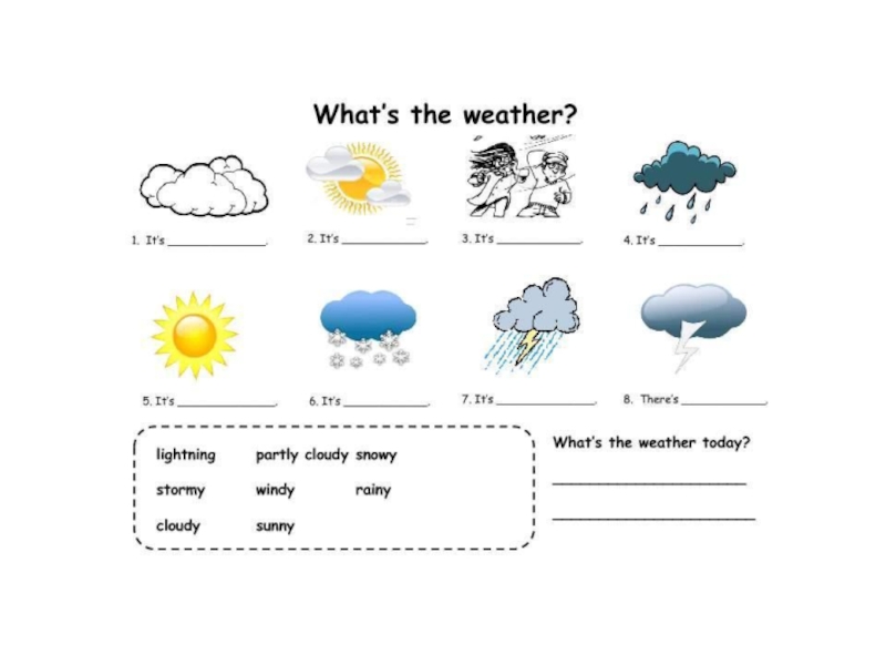 Wordwall weather