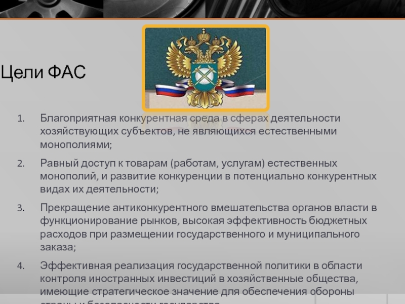 Реферат: Федеральная антимонопольная служба России, её функции