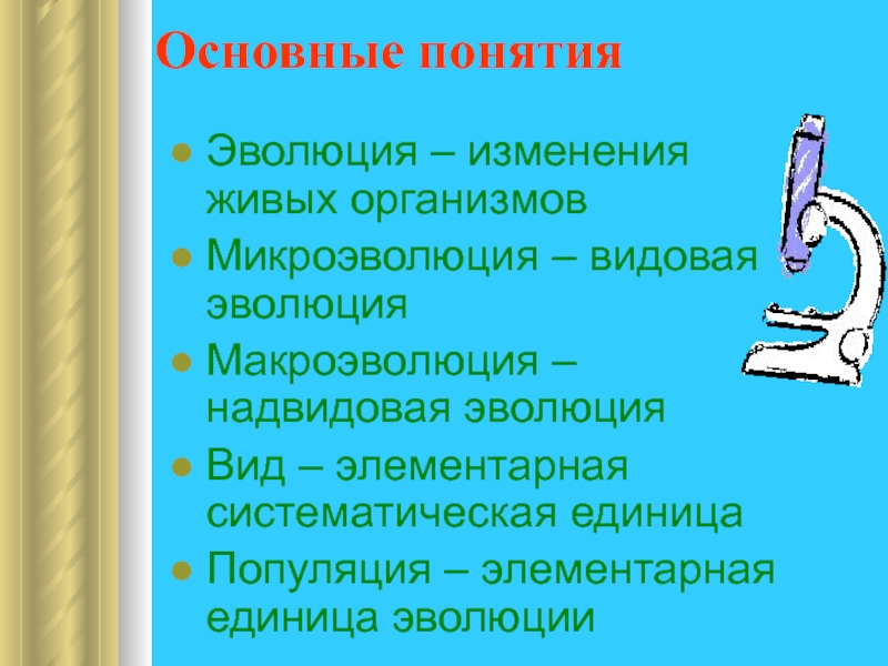 Основные закономерности эволюции 9 класс презентация