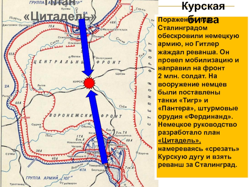 В чем заключался оперативный план операции цитадель