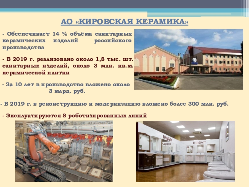 Производства кировского района
