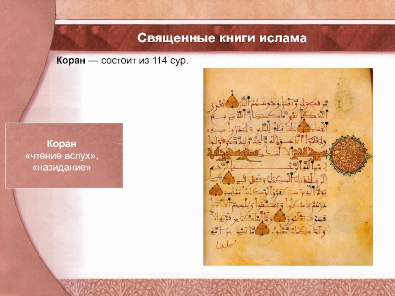 Священная книга 6 букв. Священные книги. Священные книги Ислама. Коран состоит из 114 сур.