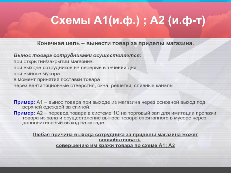 Цель товар. Цель кражи. Конечная цель работы магазина. Действия сотрудников при краже в магазине. Закрытия магазина что делать сотруднику.