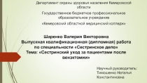 Шаренко Валерия Викторовна Выпускная квалификационная (дипломная) работа по