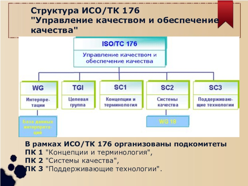 Исо 4. Структура ИСО ТК 176. Техническим комитетом 176 ИСО.. Структура ИСО/ТК 176 