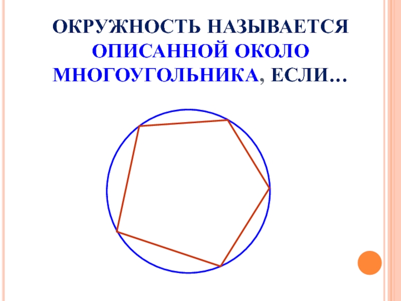 Любой правильный многоугольник является выпуклым верно. Многоугольник описанный около окружности.
