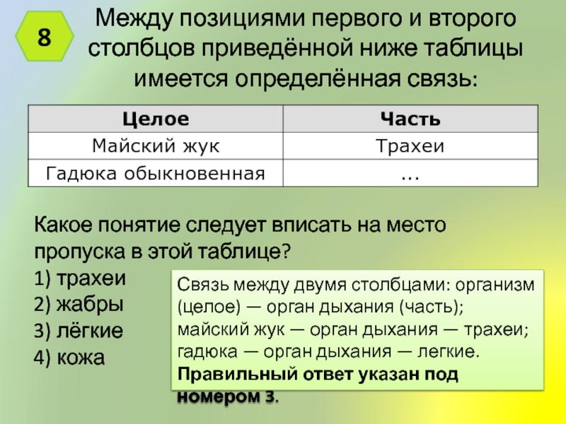 Какое понятие следует вписать на место