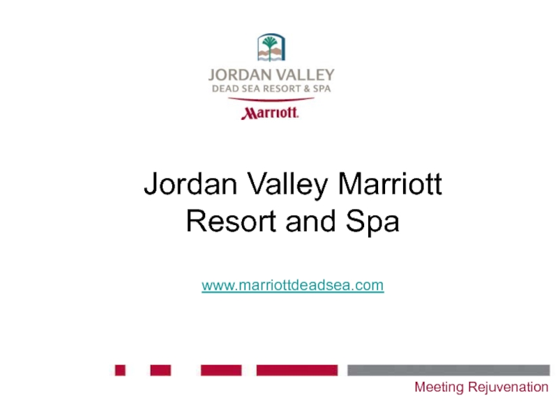 Jordan Valley Marriott Resort and Spa www.marriottdeadsea.com